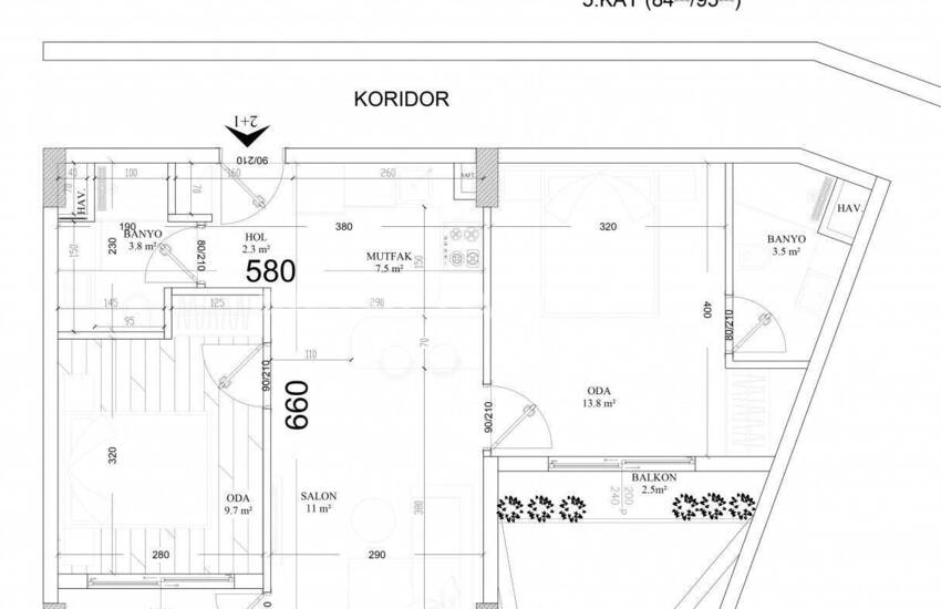 Luxe Vastgoed In Een Complex Dichtbij Luchthaven In Antalya 36