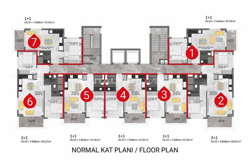 Квартиры в Алании в комплексе с богатым выбором удобств 18