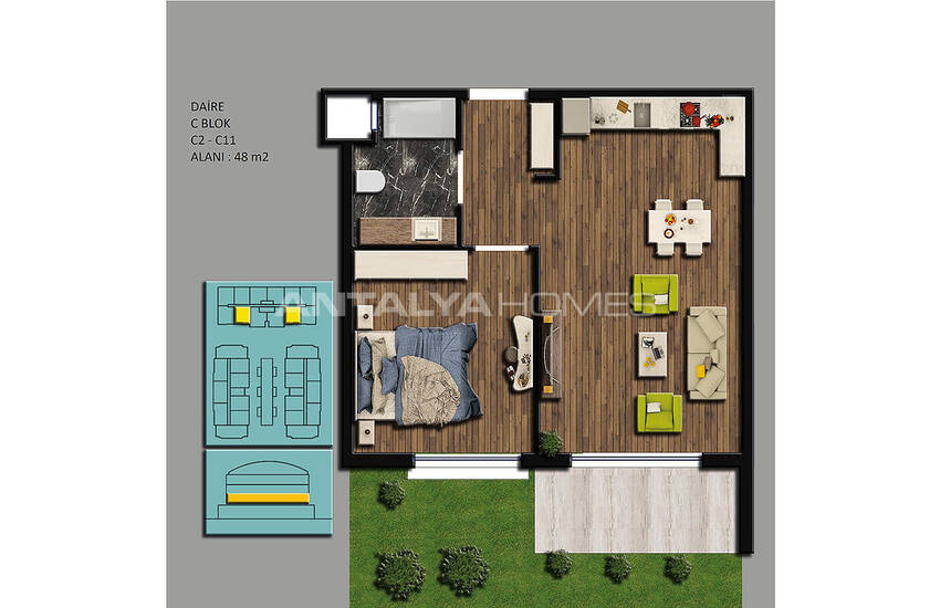 Deluxe Real Estate in Antalya Konyaalti with a Pool 37