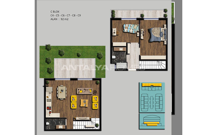 Deluxe Real Estate in Antalya Konyaalti with a Pool 44