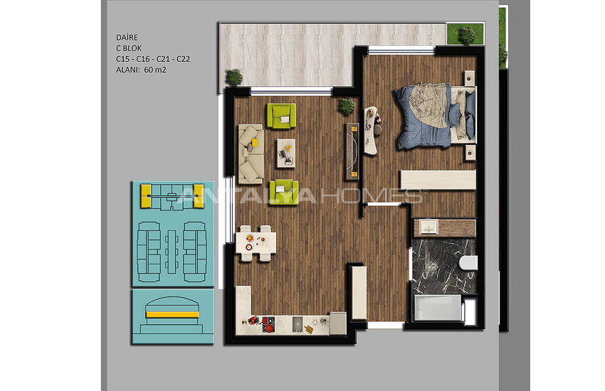 Deluxe Real Estate in Antalya Konyaalti with a Pool 45