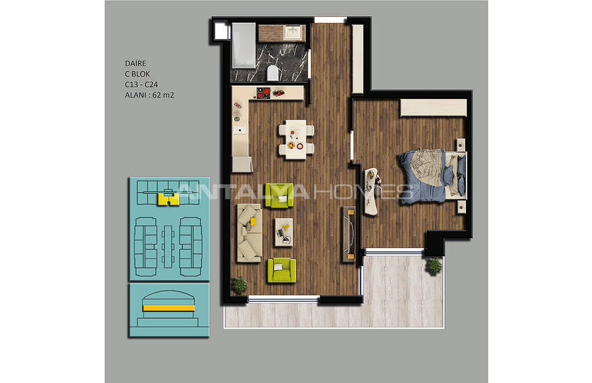 Deluxe Real Estate in Antalya Konyaalti with a Pool 30