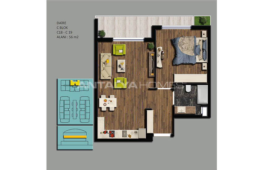 Deluxe Real Estate in Antalya Konyaalti with a Pool 32