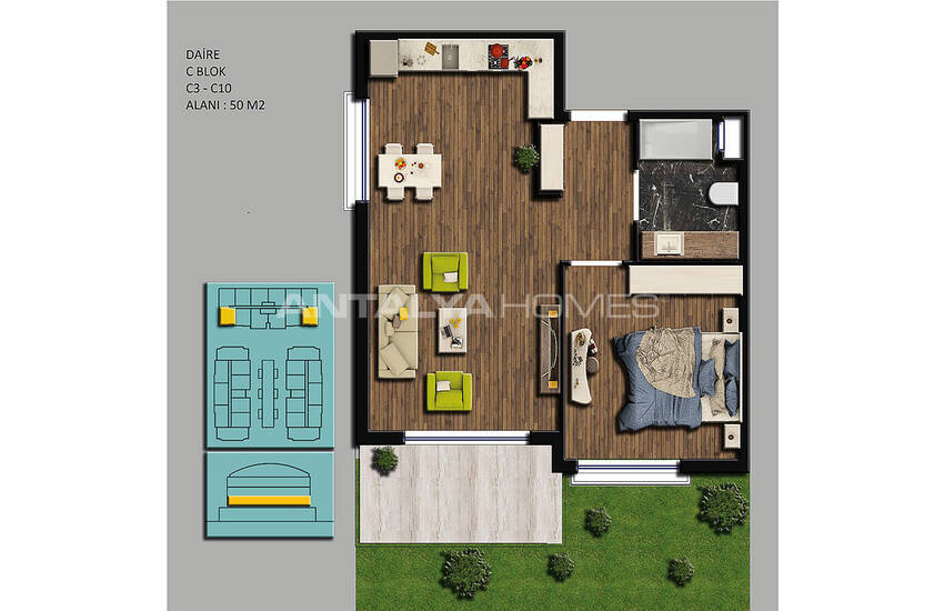 Deluxe Real Estate in Antalya Konyaalti with a Pool 35