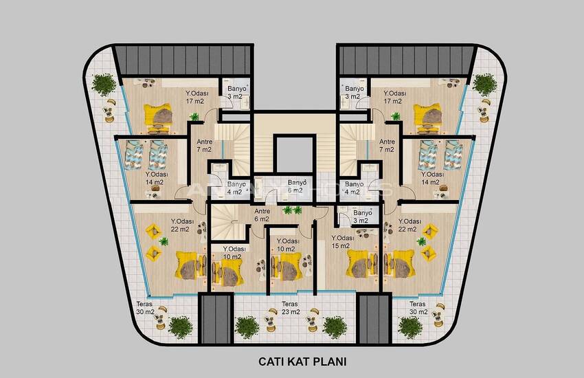 Boutique Concept Woningen Dichtbij De Luchthaven In Alanya 50