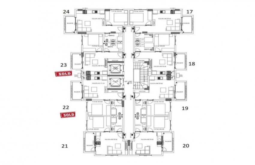 شقق بموقع جيد مطلة على البحر مع حوض سباحة في ألانيا 18