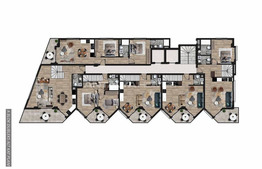 Väl Belägna Bländande Lägenheter Vid Havet I Alanya 45