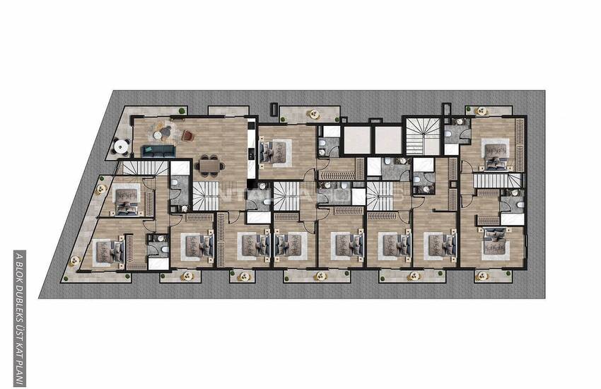 Väl Belägna Bländande Lägenheter Vid Havet I Alanya 46