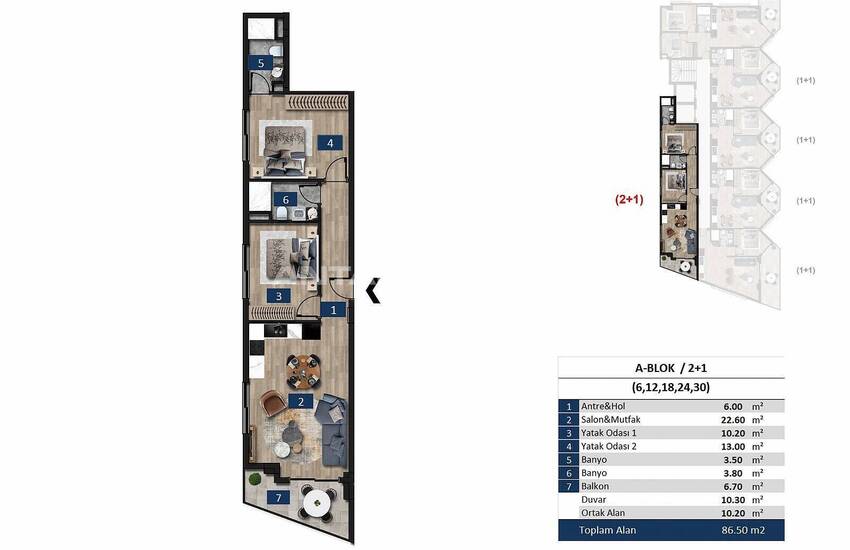 Väl Belägna Bländande Lägenheter Vid Havet I Alanya 50