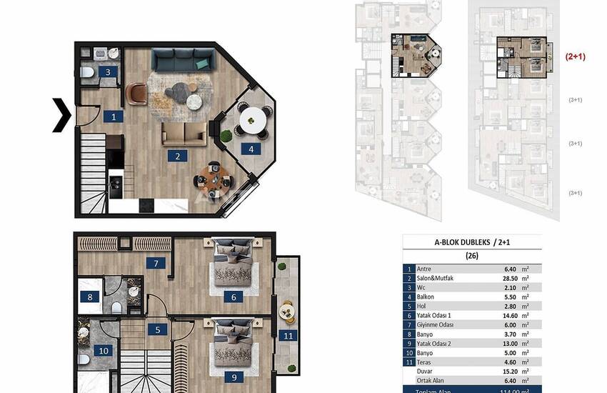 Väl Belägna Bländande Lägenheter Vid Havet I Alanya 52