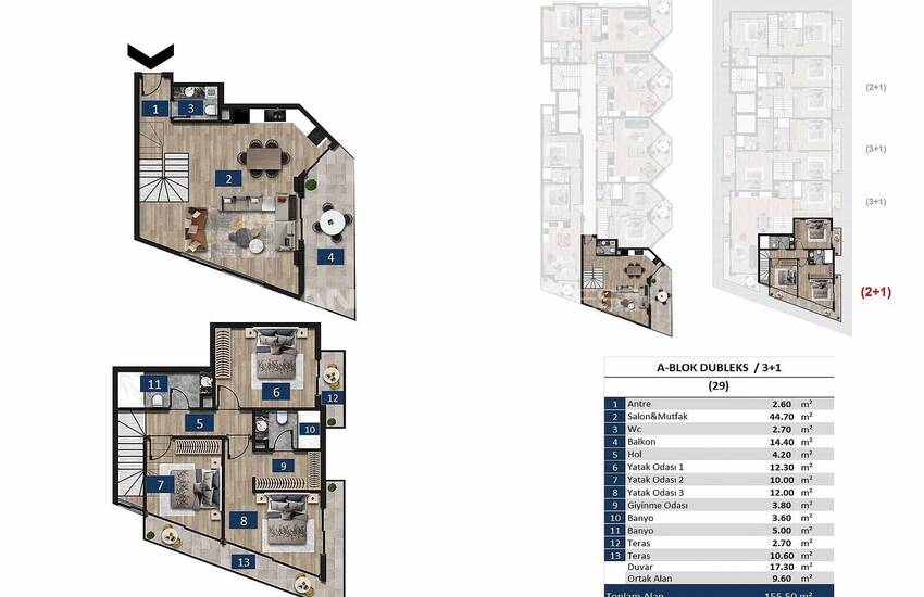 Väl Belägna Bländande Lägenheter Vid Havet I Alanya 56