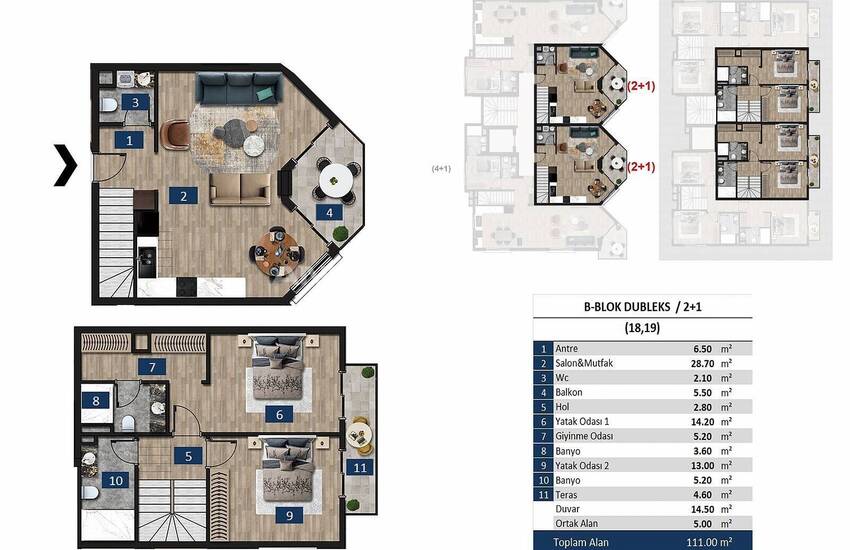 Väl Belägna Bländande Lägenheter Vid Havet I Alanya 60