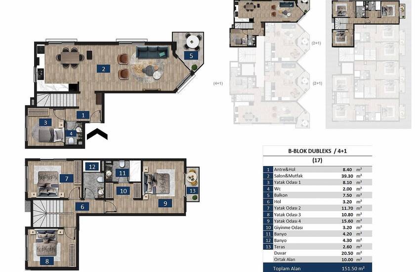 Väl Belägna Bländande Lägenheter Vid Havet I Alanya 61