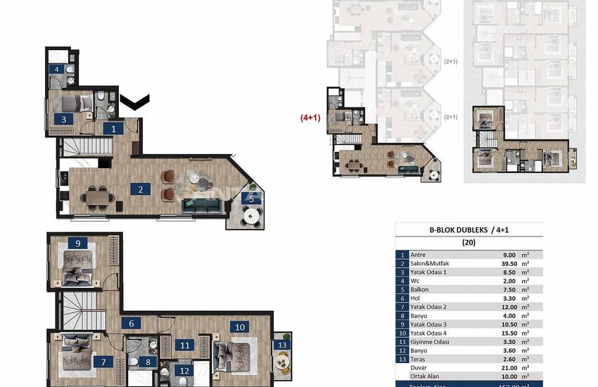 Väl Belägna Bländande Lägenheter Vid Havet I Alanya 62