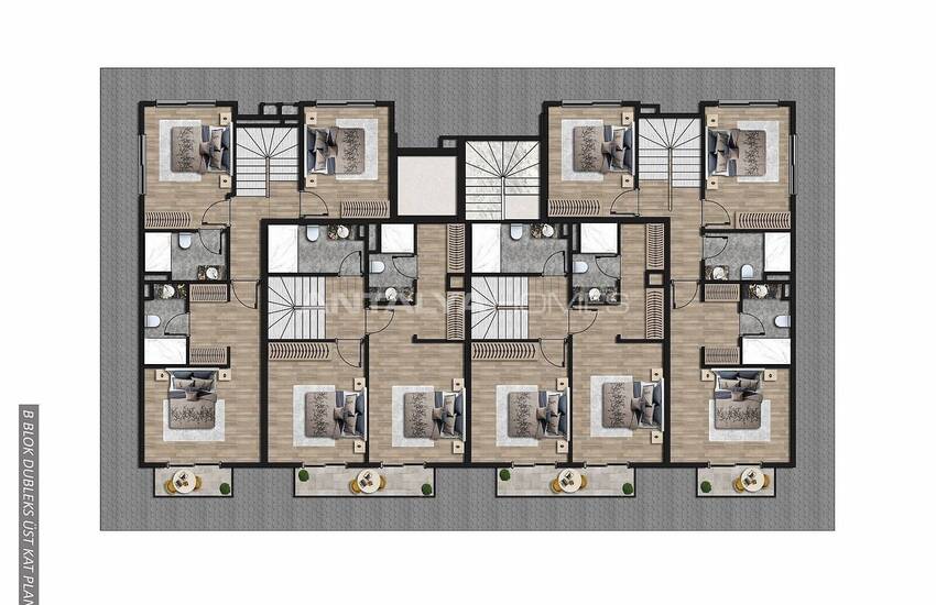 Väl Belägna Bländande Lägenheter Vid Havet I Alanya 64