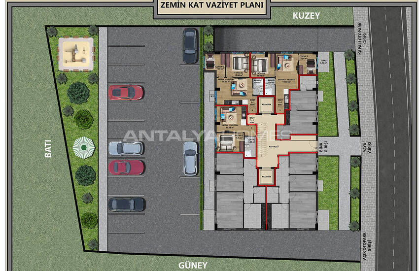 Luxury Flats in a 6-storey Complex in Guvenlik Antalya 7