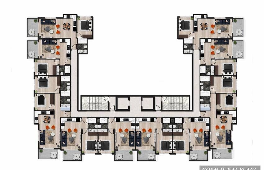 Modernes Immobiliers Près De La Côte À Alanya, Avsallar 32