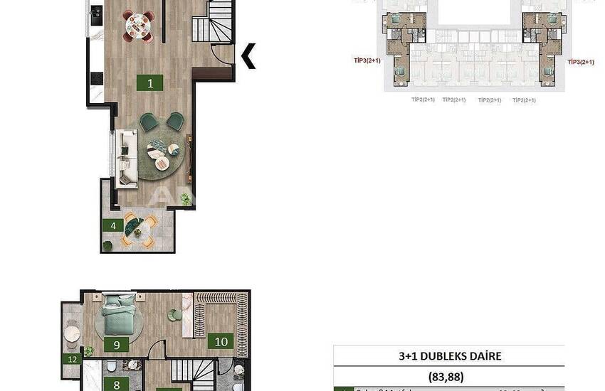 Modernes Immobiliers Près De La Côte À Alanya, Avsallar 36