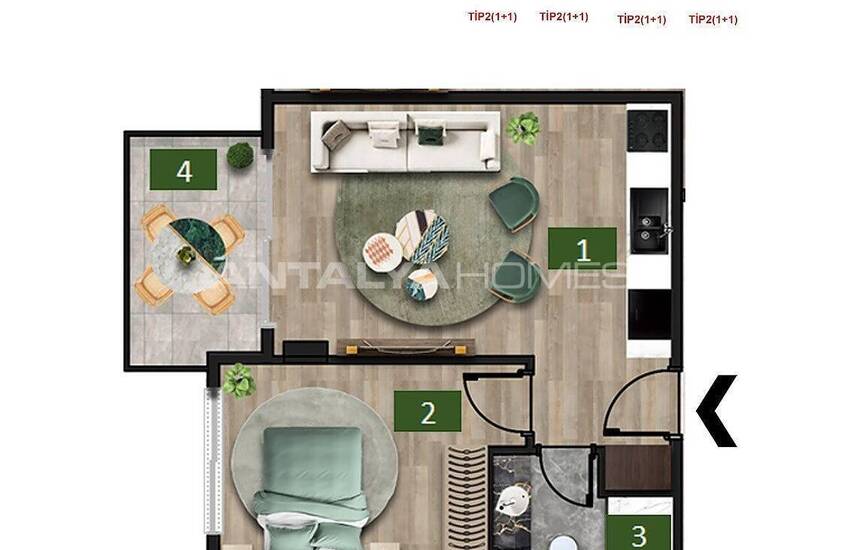 Modernes Immobiliers Près De La Côte À Alanya, Avsallar 37