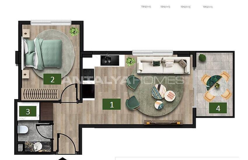 Modernes Immobiliers Près De La Côte À Alanya, Avsallar 27