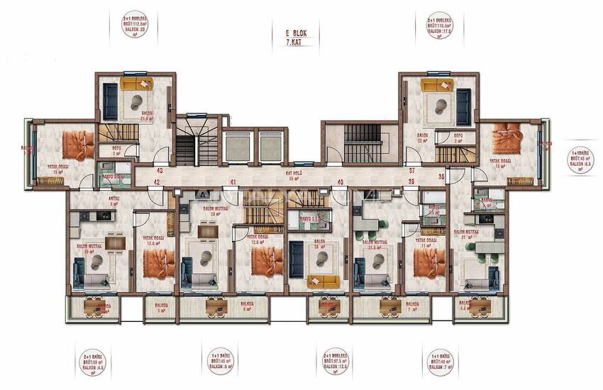 Moderna Fastigheter Med Havsutsikt I Alanya Avsallar 36