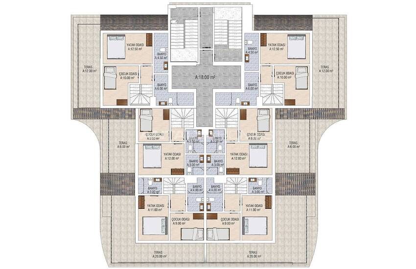 Investment Alanya Properties with Panoramic Nature Views 22