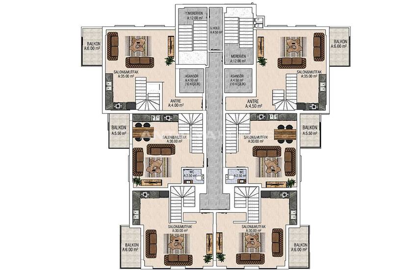 Investment Alanya Properties with Panoramic Nature Views 23
