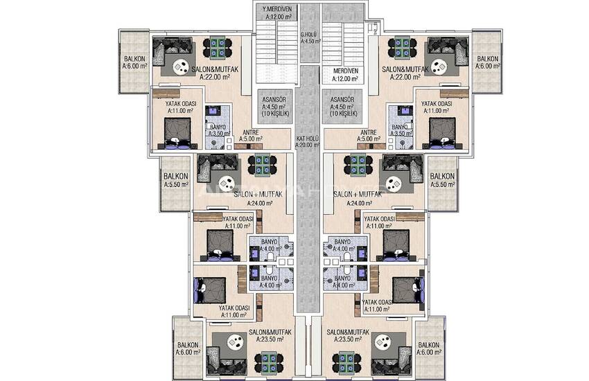 Investment Alanya Properties with Panoramic Nature Views 21
