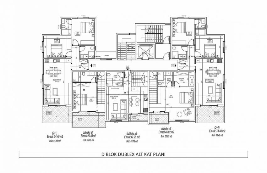 Apartments in a Complex with Numerous Facilities in Alanya 36