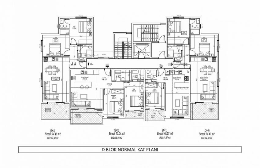 Apartments in a Complex with Numerous Facilities in Alanya 37