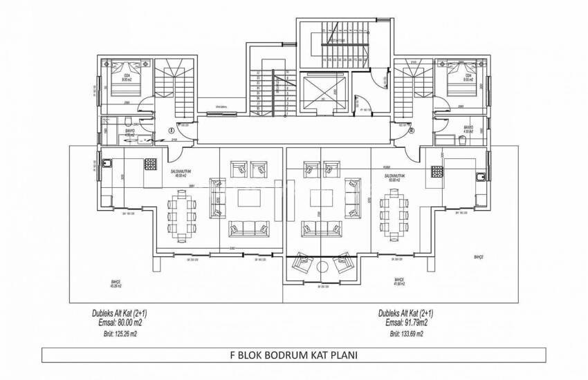 Apartments in a Complex with Numerous Facilities in Alanya 39