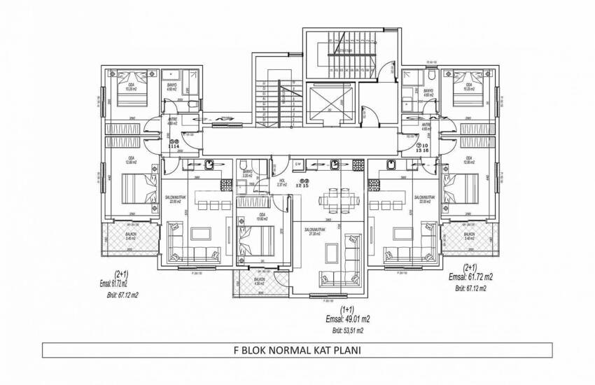 Apartments in a Complex with Numerous Facilities in Alanya 42