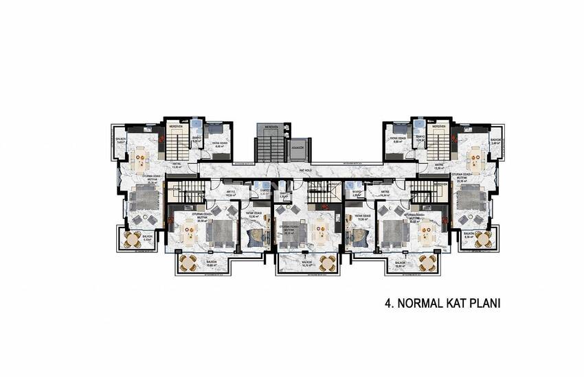 New Properties Close to Social and Daily Amenities in Alanya 29