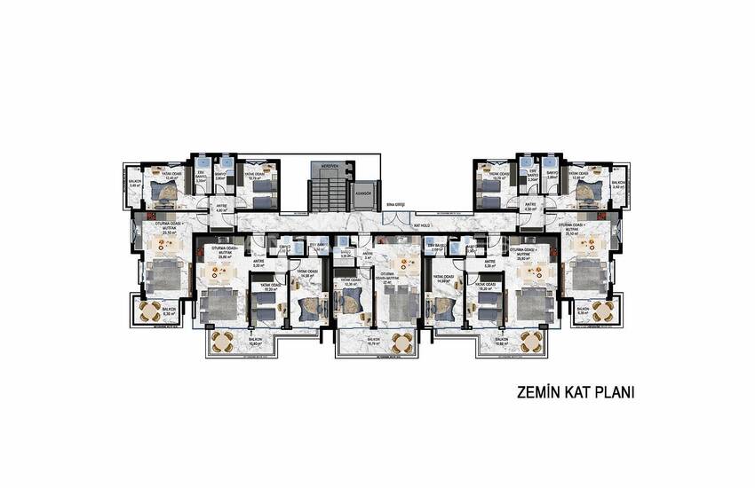 New Properties Close to Social and Daily Amenities in Alanya 27