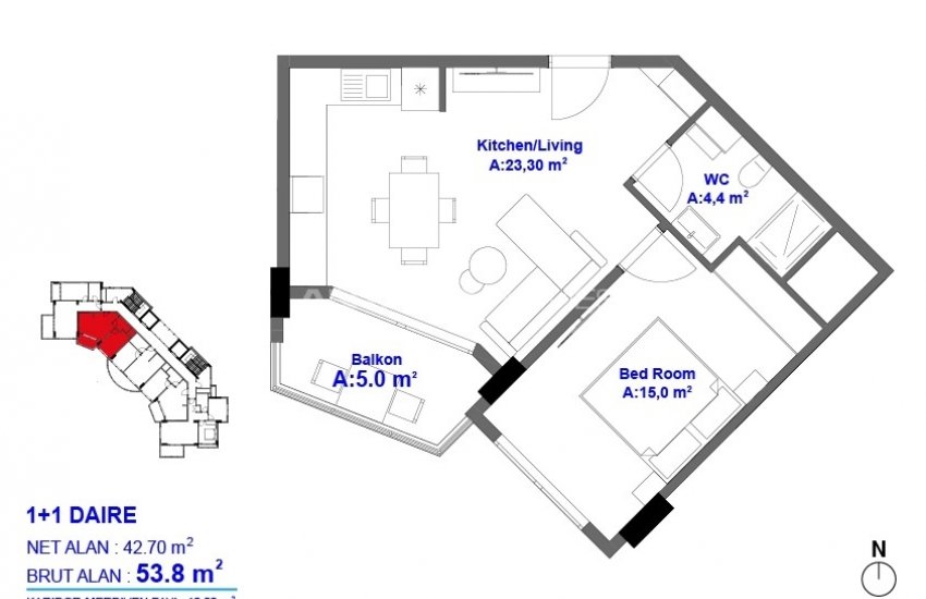 Spacious Flats with City and Sea Views in Alanya Mahmutlar 28