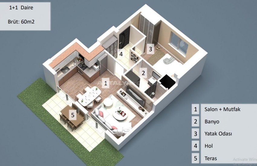 Comfortable and Chic Real Estate in Antalya City Center 35