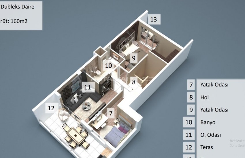 Comfortable and Chic Real Estate in Antalya City Center 36