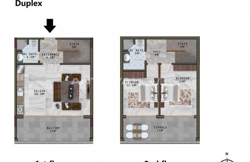 Wohnungen Mit Meerblick In Einem Luxus Projekt In Alanya 36