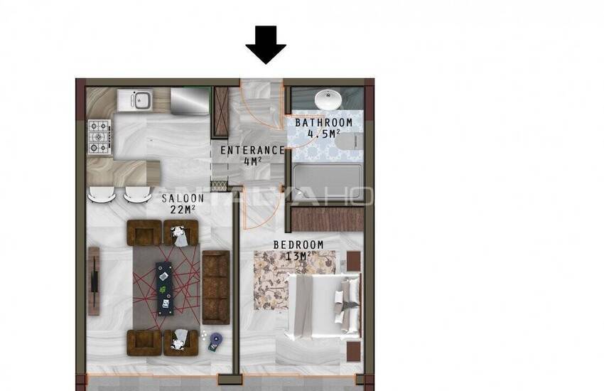 Wohnungen Mit Meerblick In Einem Luxus Projekt In Alanya 40