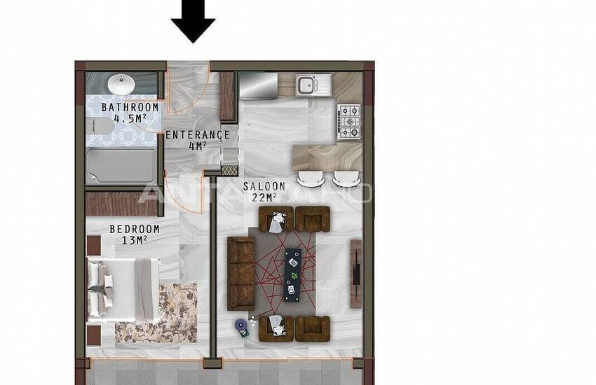 Wohnungen Mit Meerblick In Einem Luxus Projekt In Alanya 41