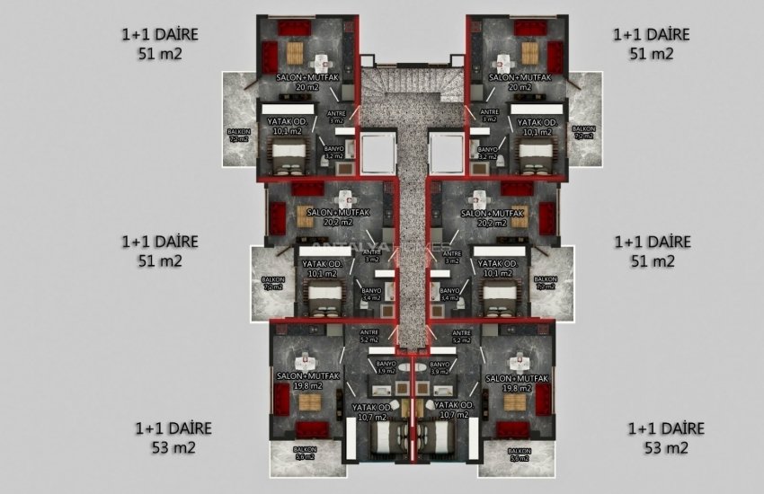 Luxurious Flats Close to the Sea and All Amenities in Alanya 16