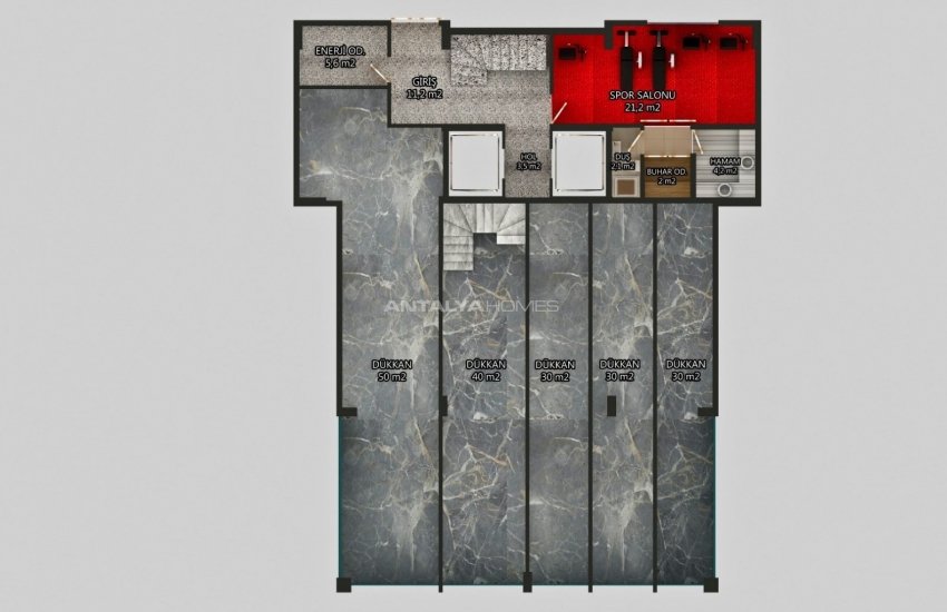 Luxurious Flats Close to the Sea and All Amenities in Alanya 17