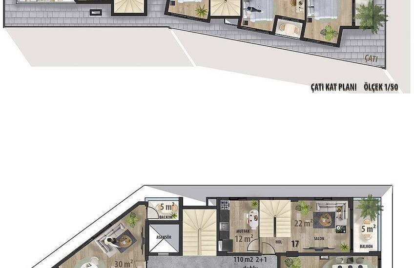 Новые Роскошные Квартиры у Моря в Центре Алании 9