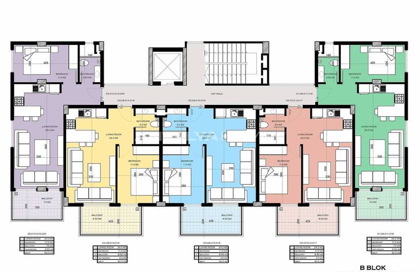 Immobilien In Einem Projekt Mit Privatstrand In Alanya 27