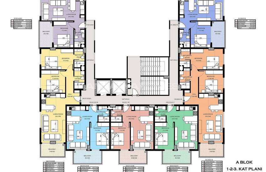 Immobilien In Einem Projekt Mit Privatstrand In Alanya 30