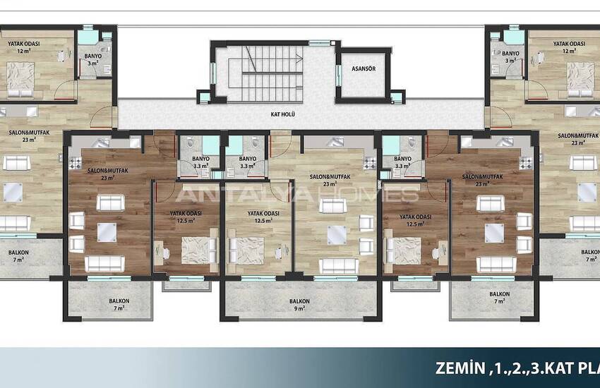 Appartements Contemporains Près De La Plage Avsallar Alanya 30