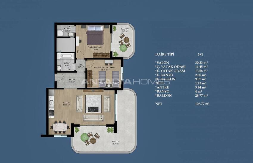 New Apartments with Wonderful Sea View in Mahmutlar, Alanya 29