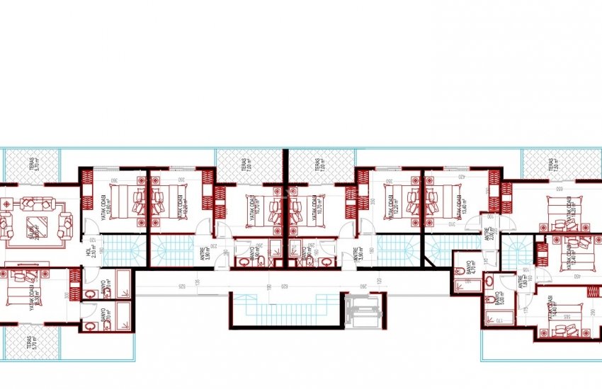 Modern Design Apartments Close to Amenities in Alanya Center 7