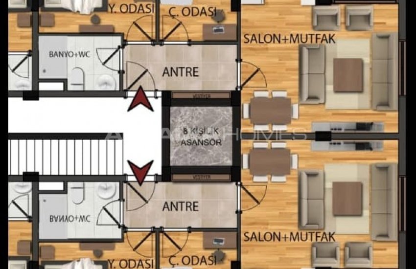 Comfortable Flats for Investment in Antalya Muratpasa 12