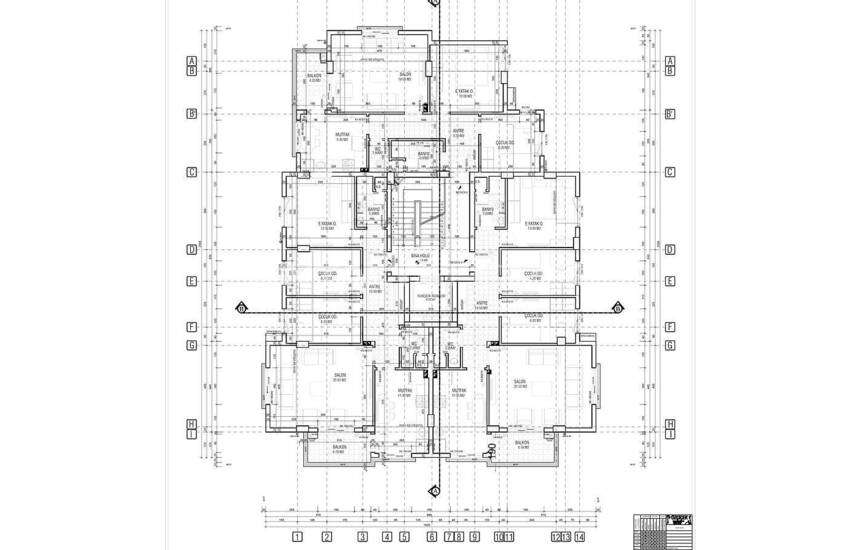 New Apartments in a Well-maintained Complex in Antalya Kepez 28